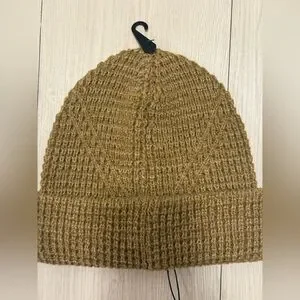 All Saints Beanie Hat Khaki Multi Wool Blend Outdoor Streetwear Winter Fall Logo All Saints | Accessories | Brand New Allsaints Angled Stitch  main image 3